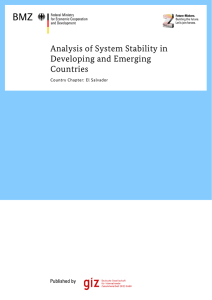 Analysis of System Stability in Developing and Emerging