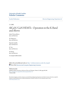 AlGaN/GaN HEMTs - Operation in the K-Band