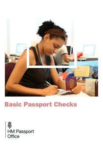 HM Passport Office Basic Passport Checks