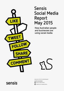 Sensis Social Media Report May 2015