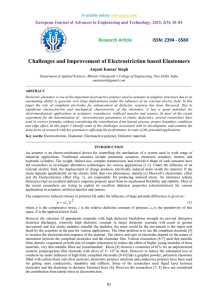 Challenges and Improvement of Electrostriction based Elastomers