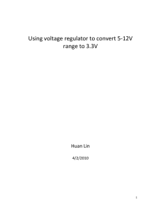 Using voltage regulator to convert 5