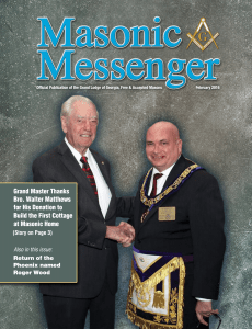 February 2016 - Grand Lodge of Georgia, Free and Accepted Masons