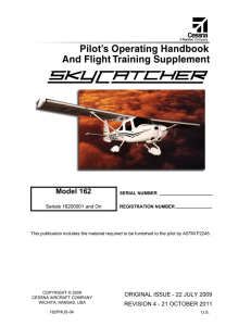 Skycatcher POH - Napa Jet Center