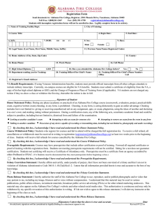 Registration Form - The Alabama Fire College