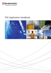 TOC Application Handbook - Shimadzu Scientific Instruments
