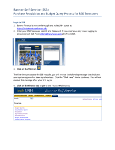 Banner Requisition Guide - University of New Haven