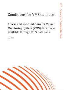 Conditions for VMS data use