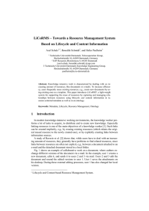 LiCoRMS – Towards a Resource Management