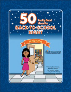 50 Really Good Ideas For Back-To-School-Night