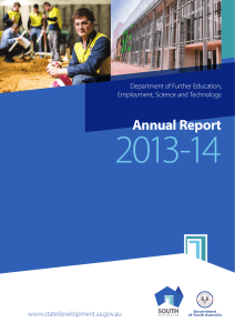Annual Report - Department of State Development