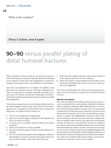 90–90 versus parallel plating of distal humeral