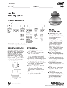 stonco specs 4 - Dyna-Brite Lighting, Inc.