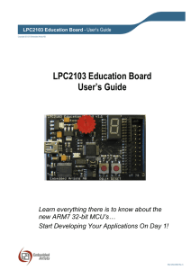 LPC2103 Education Board