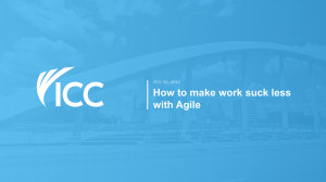 How to make work suck less with Agile