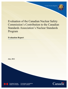 Link to report - Canadian Nuclear Safety Commission