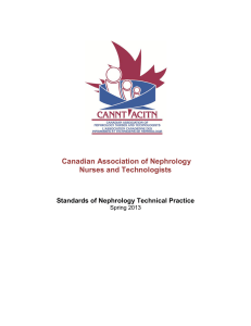 Canadian Association of Nephrology Nurses and Technologists