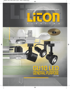 2” GU10 LED - LITON Lighting