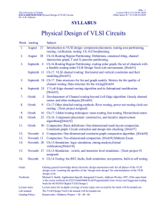 Physical Design of VLSI Circuits