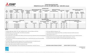 Facility Planning Data Sheet 9900AEGIS Series 80