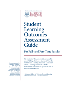 Student Learning Outcomes Assessment Guide