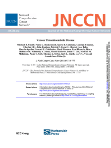 (NCCN) Clinical Practice Guidelines in
