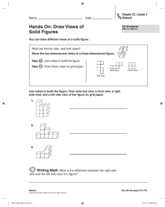 Hands On: Draw Views of Solid Figures