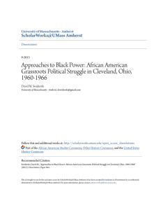 Approaches to Black Power - ScholarWorks@UMass Amherst