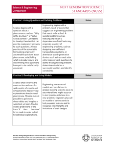 NEXT GENERATION SCIENCE STANDARDS (NGSS)