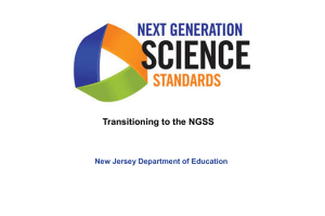 Information the Next Generation Science Standards