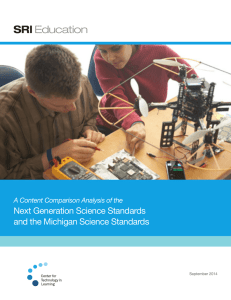 Next Generation Science Standards and the