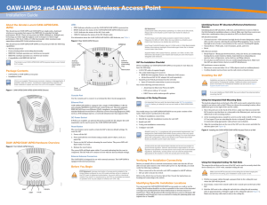 OmniAccess OAW IAP92-IAP93 Installation Guide