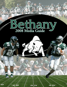 Media Guide.pmd - Bethany College