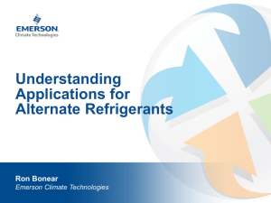 Understanding Applications for Alternate Refrigerants