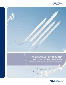 conventional intra-aortic balloon catheter options