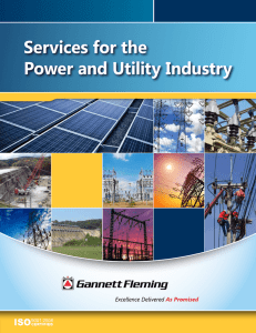 Gannett Fleming Services for the Power and Utility Industry