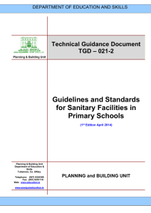 TGD-021-2 - Guidelines and Standards for Sanitary Facilities in