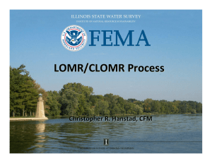 LOMR/CLOMR Process, Christopher R. Hanstad, CFM