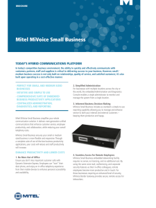 Mitel MiVoice Small Business - Co