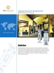 Switches - Ion Lighting