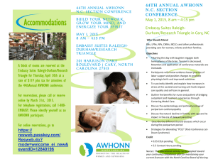 2015 NC AWHONN Conference Brochure