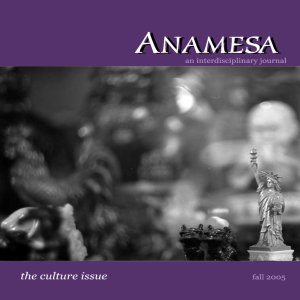 Anamesa-Culture-Fall 2005.indb
