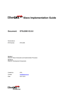 EtherCAT Slave Implementation Guide