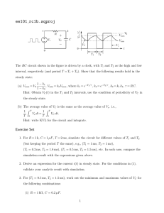 (EE 101: RC circuit (time domain))