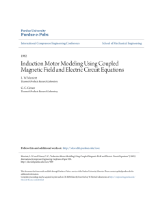Induction Motor Modeling Using Coupled Magnetic Field and
