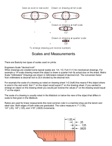 Scales and Measurements