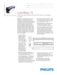 ColorBlaze 72 - Philips Color Kinetics