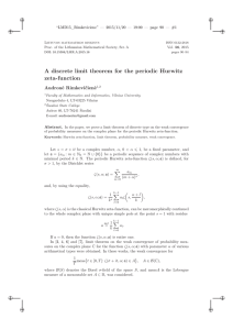 A discrete limit theorem for the periodic Hurwitz zeta