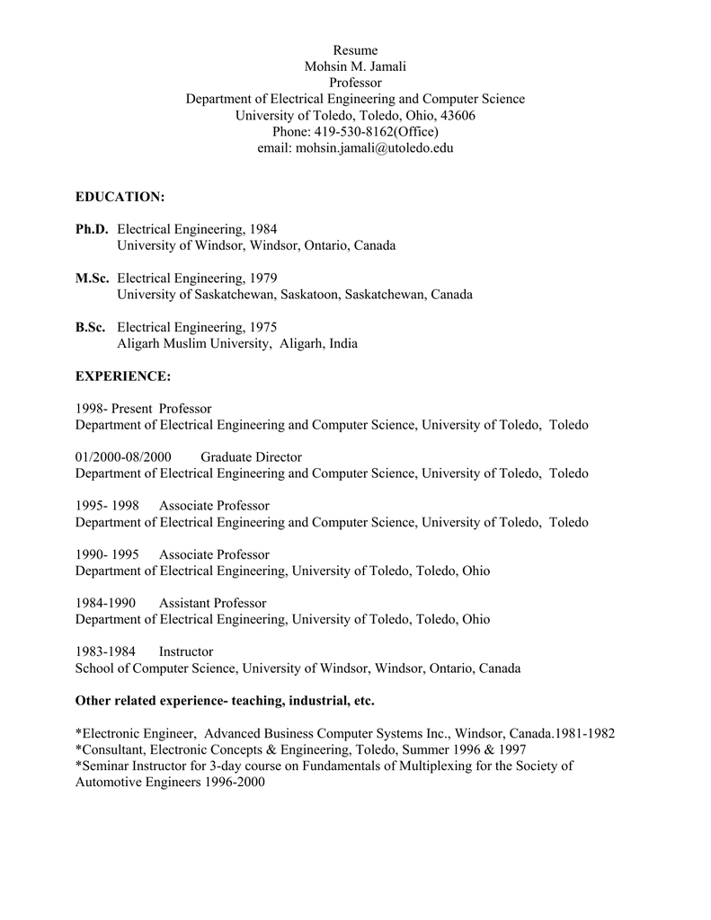 Dsp publication resume demodulator phd