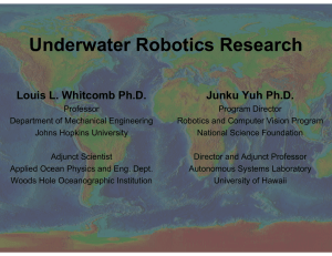 Under-Water Robotics